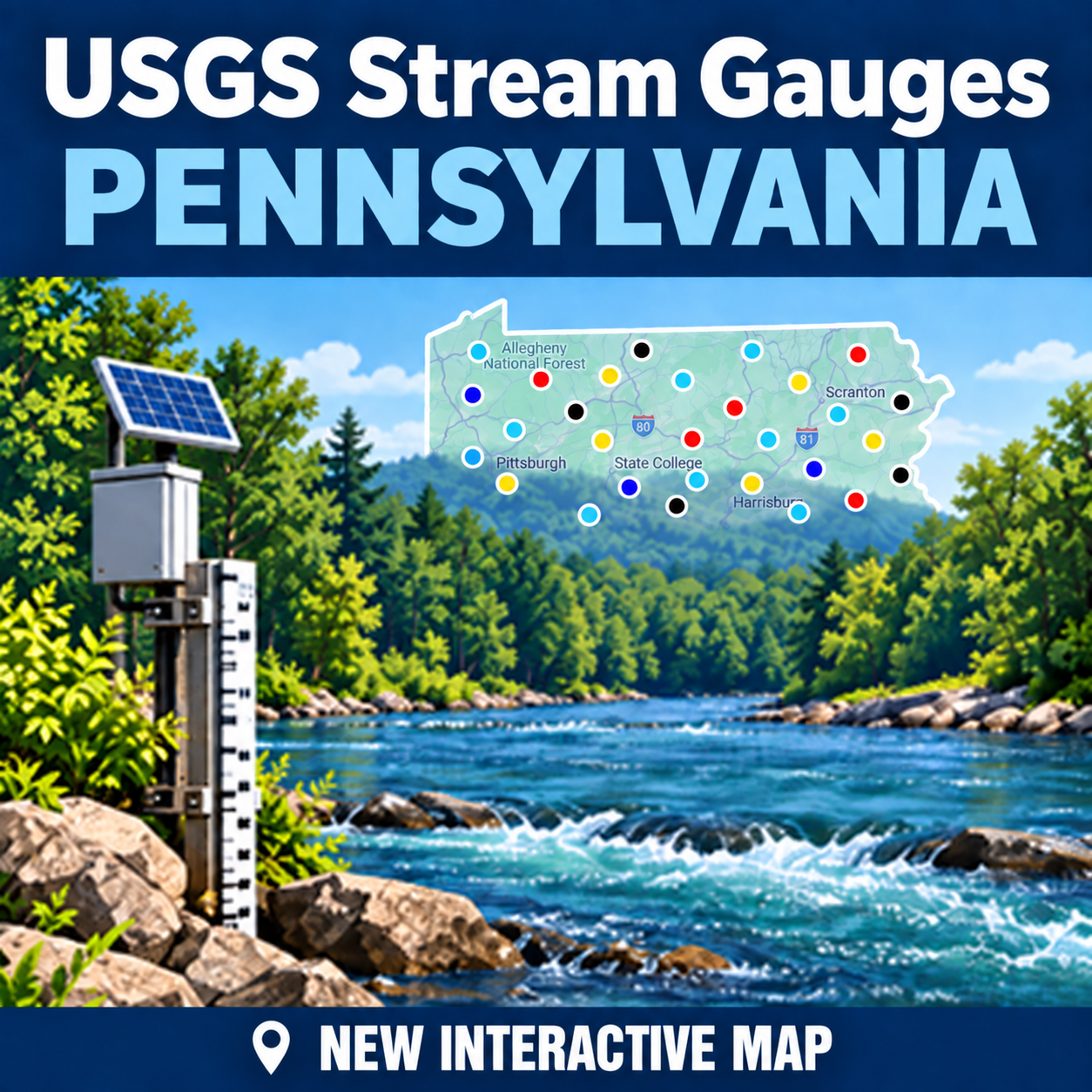USGS Pennsylvania Stream Gauges