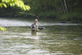 Steve on Penns Creek