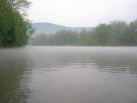 Youghiogheny River Pool In Mist