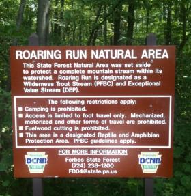 Natural Area Regulations