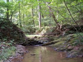Old stone dam