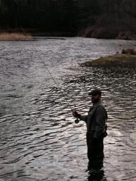 Wading On A Monster