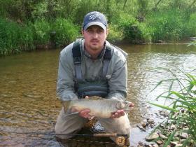 Brandon With Brook Trout