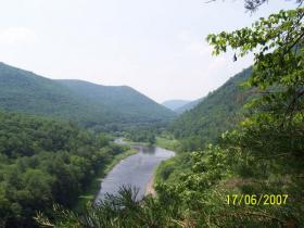 pine creek towards browns run