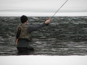 Fishing the Sinnemahoning Creek - Cameron County - Feb '09