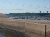 Looking over the York Haven Dam at the Potholes.JPG
