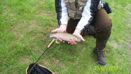 Big Spring Creek 11-7-2010 wGeorge.  egg flyresized.jpg